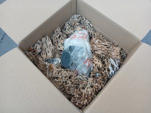 When sending us your turbocharger, pack the sides with packing material.